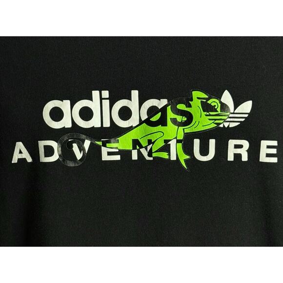 Adidas Adventure Lizard Graphic Tee Black Men’s Medium - Picture 4 of 10